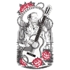 Día de los Muertos Musician Shirt