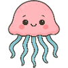 Cute jellyfish illustration