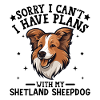 Joyful Border Collie Illustration
