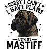Majestic Mastiff Portrait Illustration