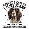Elegant Springer Spaniel Portrait Design
