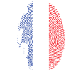 French Flag French Dad Footprint