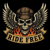 Biker Skull Design