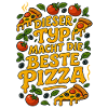 Pizzabäcker Spruch Sprüche Geschenk