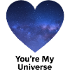 Starry Sky Heart University Design