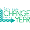 Inspirational quote annual change