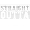 Lettrage Straight Outta Vacation
