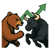 Bears and Bulls Fight Chart