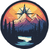 Mountains Compass