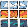 Sky Sun Sea