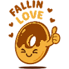 Fallin Love – cute and fun donut