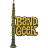 Retro Music Band Oboe Band Geek