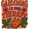 Gartentherapie-Illustration