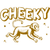 Playful Cheeky Monkey Illustration