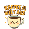 Coffee World Fun Motif