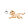 Golden Retriever Coffee Lover Design