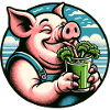 Piggy Loves Green Juice