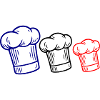 Toque drapeau français