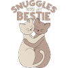Snuggles with My Bestie Cat Design