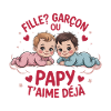 Gender Reveal Grandpa Party Baby Reveal
