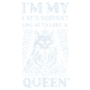 Elegant Cat Queen T-Shirt Design