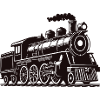 Locomotive Silhouette