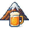Pixel Mountain et bière