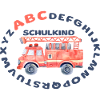 Schulkind Feuerwehr ABC