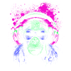 Chimpanzee Psychedelic Musician