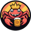 Krebs Krabbe Bier