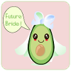 CUTE WEDDING AVOCADO FUTURE BRIDE