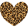 Heart Pattern Leopard Gift