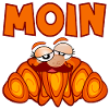 MOIN FRANZBRÖTCHEN SCHNURRBART MANN