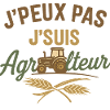 Agriculteur T-shirt Humour Champ J'suis agriculteu