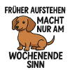 Dog with Saying Weekend
