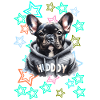 Retro French Bulldog Dog