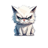 Innan du frågar, nej, ingen katt, roligt, ord, humor