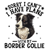 Border Collie Portrait Illustration