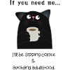 Funny Cat Coffee  – Avoiding Adulthood 