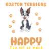 Boston Terrier Happy Meme Design