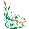 Frog Nature Ornament Design