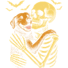Skeleton Cuddle Labrador Retriever