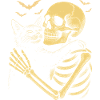 Halloween Cute Skeleton Cuddly Cat