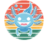 Axolotl Tierdesign