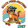 Skate cat