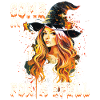 Spooky Pin-up Witch Halloween