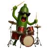 Zucchini Drums