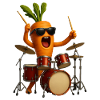 Carrot Drums