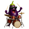 Eggplant Drums