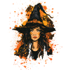Spooky Pin-up Witch Halloween